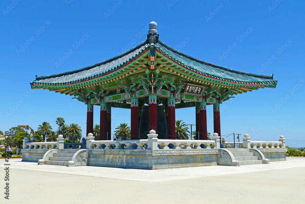 The Korean Friendship Bell at San Pedro, California