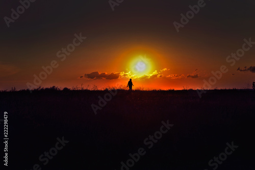 Fototapeta Naklejka Na Ścianę i Meble -  morning dawn on the horizon