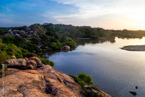 Coucher de soleil à Arugam Bay au Sri Lanka Nature paysage voyage