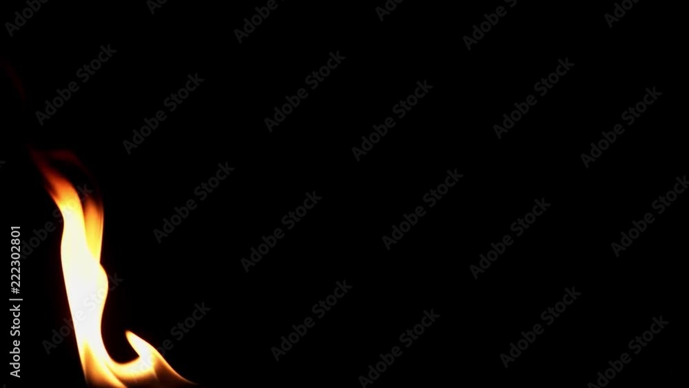 Flames are ignited and create beautiful shapes in slow motion Flames are ignited and create beautiful shapes in slow motion