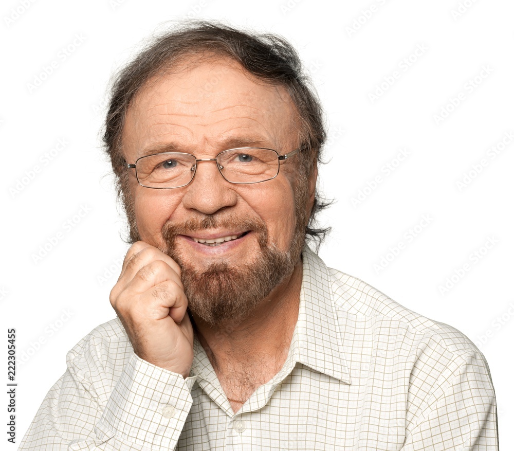 Portrait of a Smiling Senior Man Portrait of a Smiling Senior Man