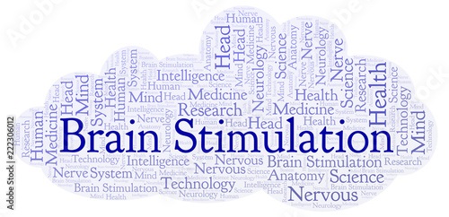 Brain Stimulation word cloud.