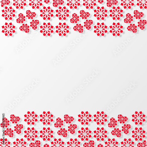 Arabesque geometric pattern in the form of flowers on a gray background