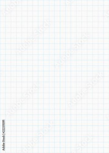 Graph paper grid lines portrait