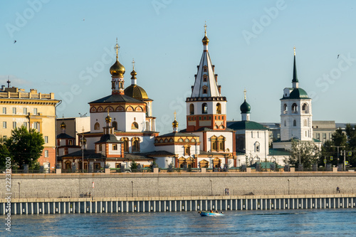 View of the Epiphany Cathedral in Irkutsk