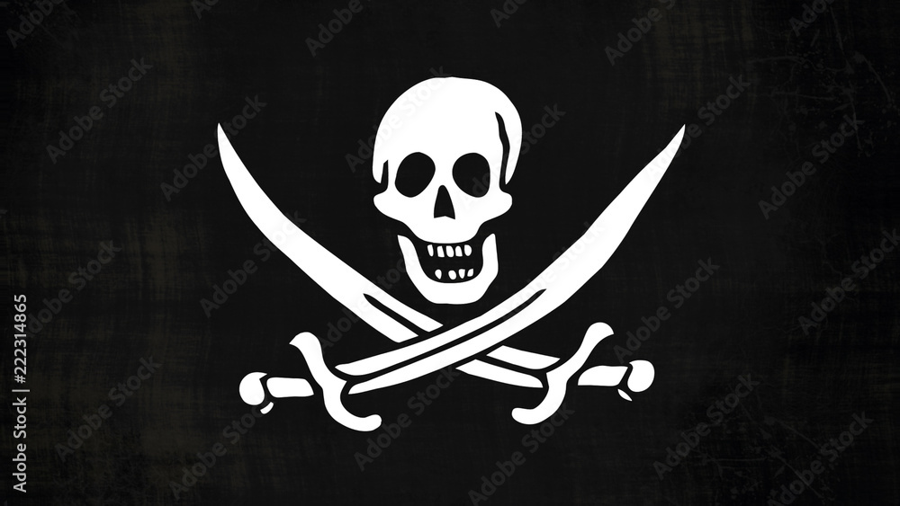 Obraz premium Pirate Flag