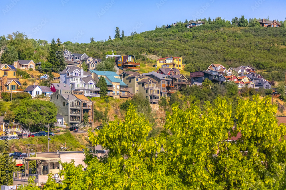 Homes on the hill Park City