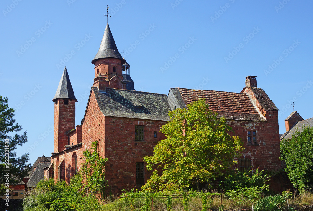 Fototapeta premium Village de Collonges-la-rouge
