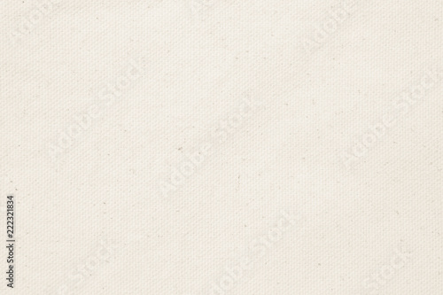 Cream Pastel abstract Hessian or sackcloth fabric or hemp sack texture background. Wallpaper of artistic wale linen canvas. Blanket or Curtain of cotton pattern with copy space for text decoration.