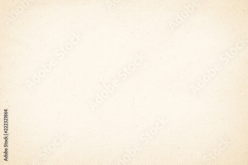 Cream Pastel abstract Hessian or sackcloth fabric or hemp sack texture background. Wallpaper of artistic wale linen canvas. Blanket or Curtain of cotton pattern with copy space for text decoration.