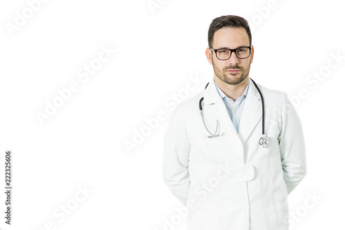 Portrait of male doctors