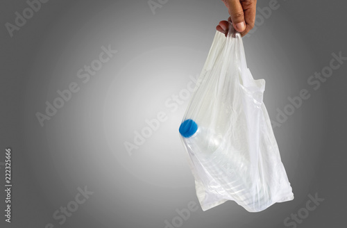 Men were carrying plastic bags, water bottles. Both pollutes the environment.