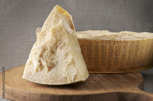 Typical italian parmigiano cheese