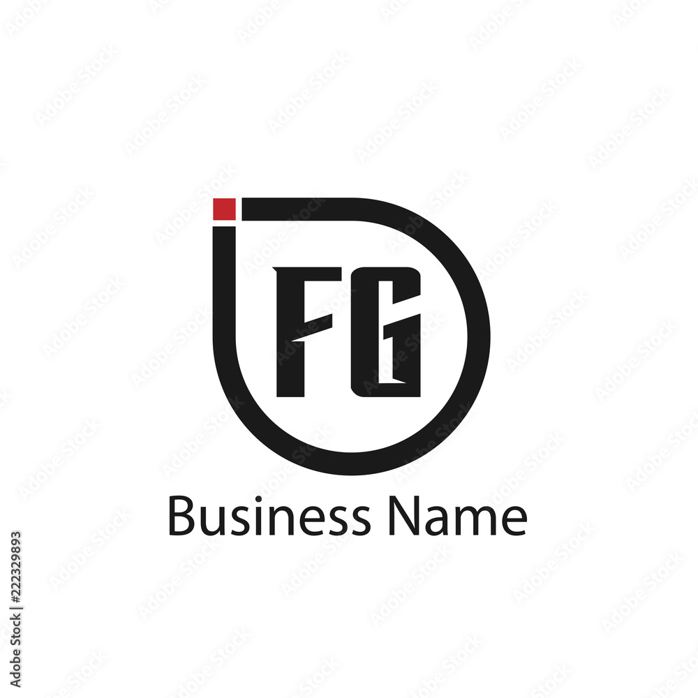 Initial Letter FG Logo Template Design Initial Letter FG Logo Template Design