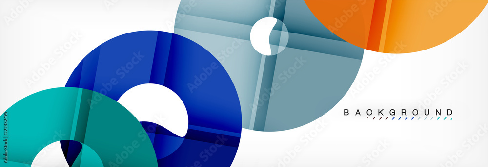 Geomtric modern backgrounds, rings abstract template Geomtric modern backgrounds, rings abstract template