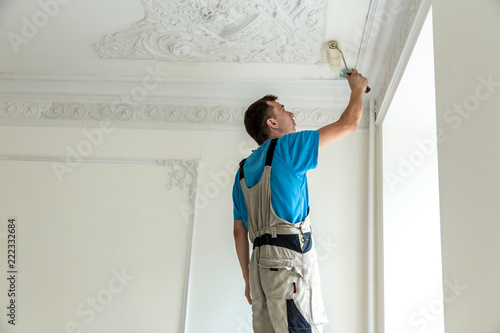 repair of walls, plaster, painting.