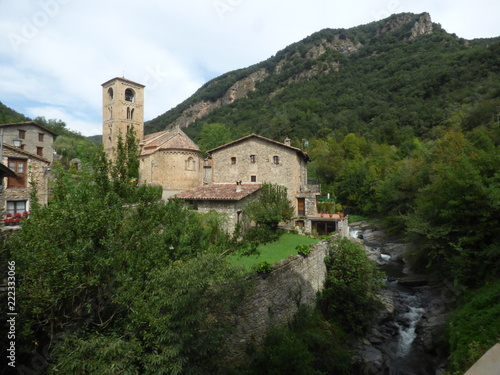 Beget. Pueblo bonito de Girona, Cataluña, España