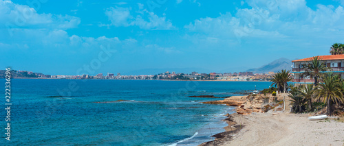 Fototapeta Naklejka Na Ścianę i Meble -  Mediterranean Sea coastline (Murcia, Spain).