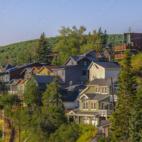 Park City Suburbs in the hills above square © Jason