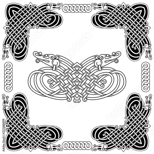 Banner in the Celtic style.