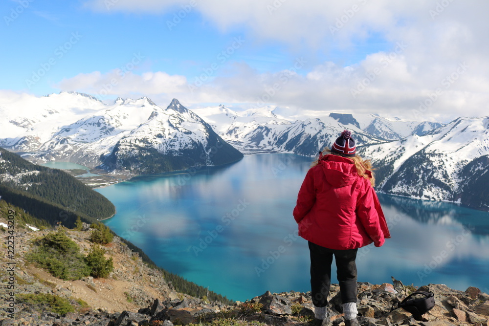 Naklejka premium Hiking Panorama Ridge