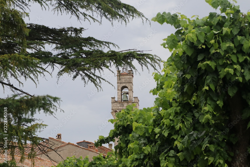 Naklejka premium Montepulciano. Regione Toscana. Siena