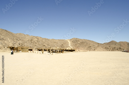 the village of the Buduins in the desert