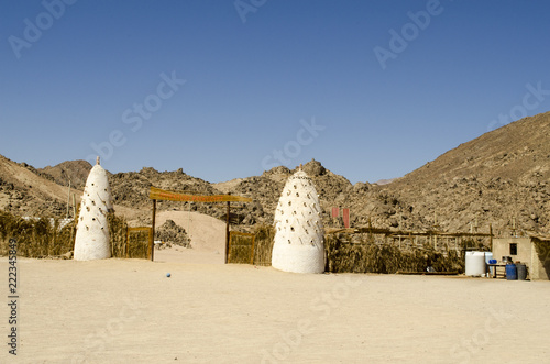 the village of the Buduins in the desert
