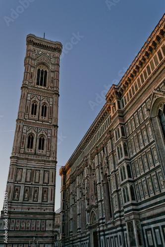 Cathedral Santa Maria del Fiore (Duomo di Firenze) in Florence , Tuscany, Italy.