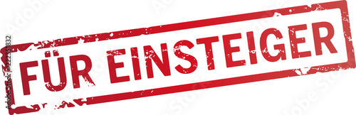 roter stempel für einsteiger