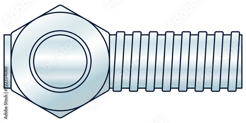 Screw banner illustration