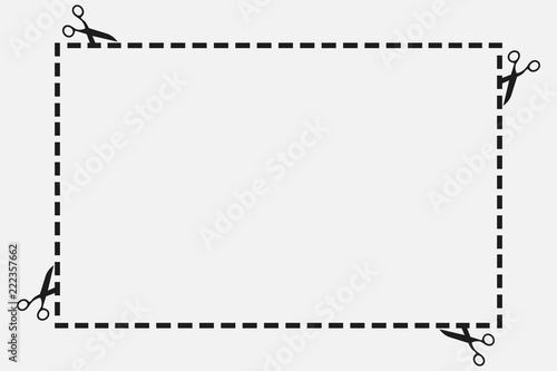 cut, discontinuous, cut, separate, indication, scissors, frame, maple, blank, coupons, white, isolated, paper, old, postage, film, black, stick, picture, photo, download, art, mail, antique, design , 