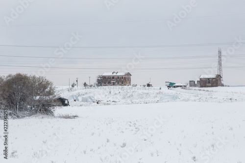Tableau sur toile Nevicata Guidonia Montecelio Roma 2018