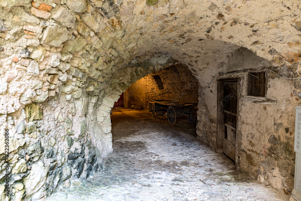 Fototapeta premium ancient city in stone, Il borgo di Canale