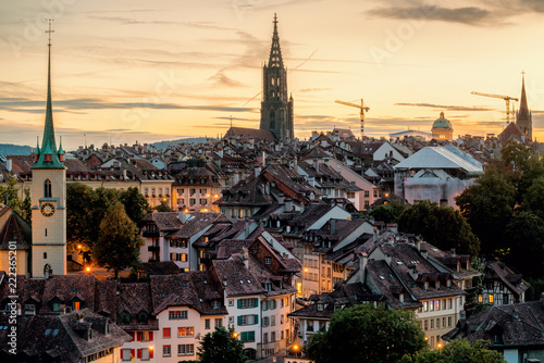 Historical Bern Old Town  Switzerland