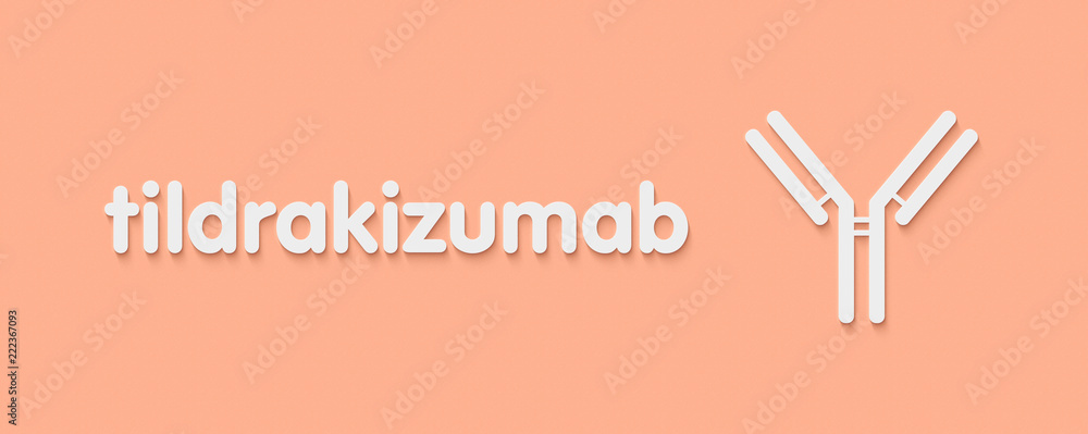 Tildrakizumab Monoclonal Antibody Drug Used In Treatment Of Psoriasis Targets Interleukin 23 Generic Name And Stylized Antibody Representation Stock Illustration Adobe Stock
