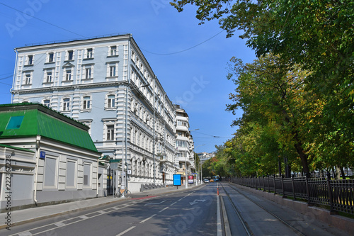 Moscow, Russia. Pokrovsky Boulevard, 16/10. Moscow. Apartment house 1894 year built, architect Vasily Barkov