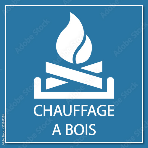 Logo chauffage à bois.
