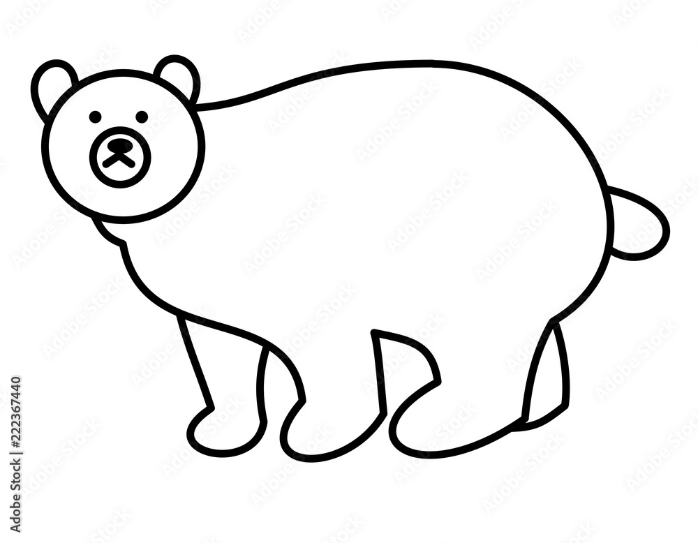 熊口(線画) 熊口(線画)