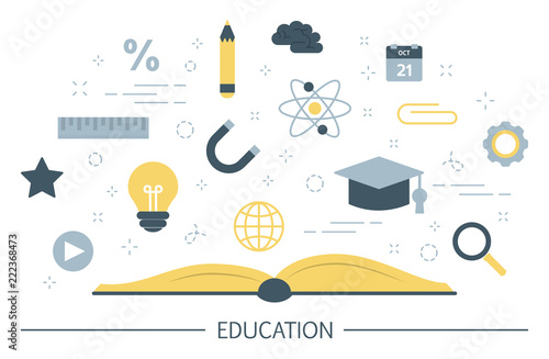 Education concept. Idea of learning and knowledge