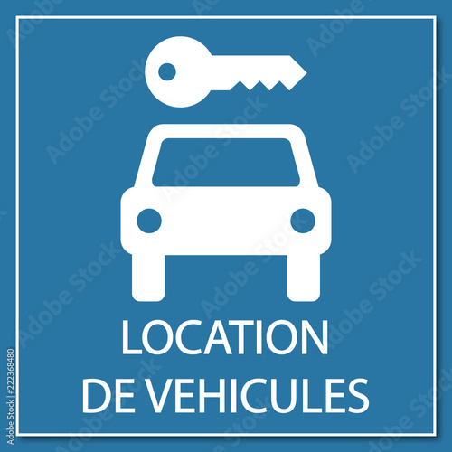 Logo location de véhicules.