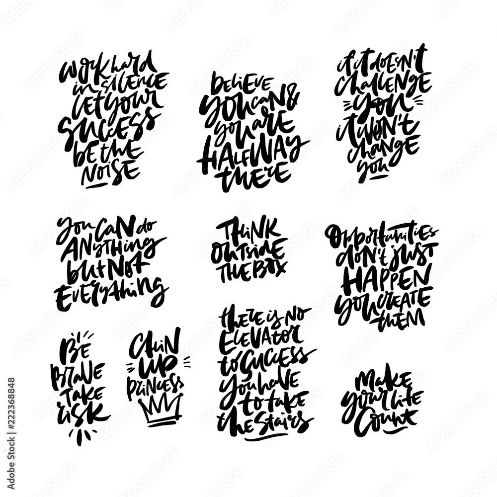 Vector Inspirational Quote Vector Inspirational Quote