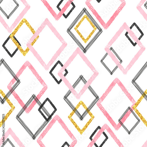 Seamless brush strokes patt...