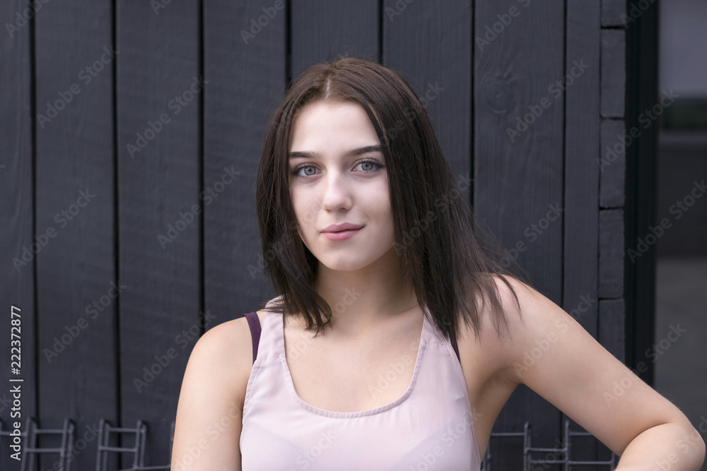 Fototapeta premium Attractive lady with kind smile
