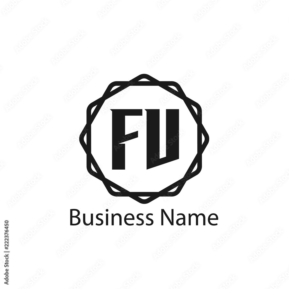 Initial Letter FV Logo Template Design Initial Letter FV Logo Template Design