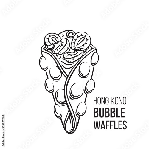Hong kong bubble waffle
