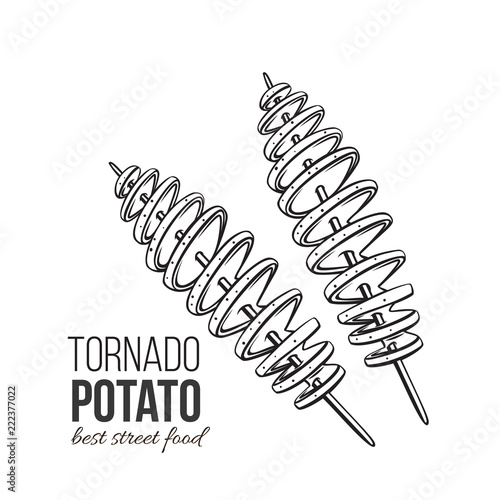 Twisted spiral chip