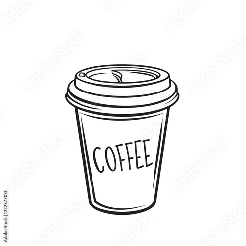 coffee drink disposable paper cup
