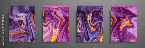 Swirls of marble or the ripples of agate. Liquid marble texture. Fluid art. Applicable for design covers, presentation, invitation, flyers, annual reports, posters and business cards. Modern artwork