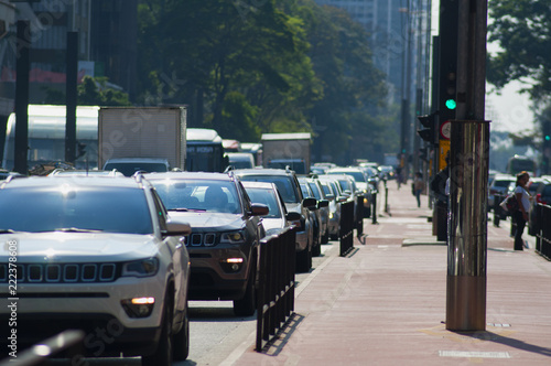 mid day traffic jam